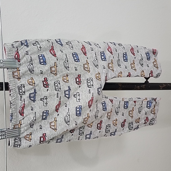 Baby Gap Two Piece Reversible Outfit Pants Jackets Grey Red Navy Cars 6-12 Month - Picture 7 of 10